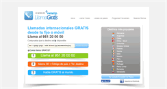 Desktop Screenshot of llamagratis.telcombs.net